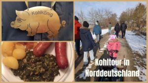 Kohltour mit Bollerwagen in Norddeutschland