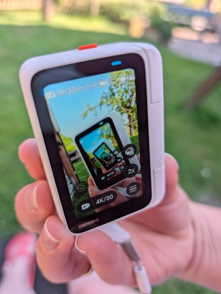 Detailaufnahme der Insta360 GO Ultra