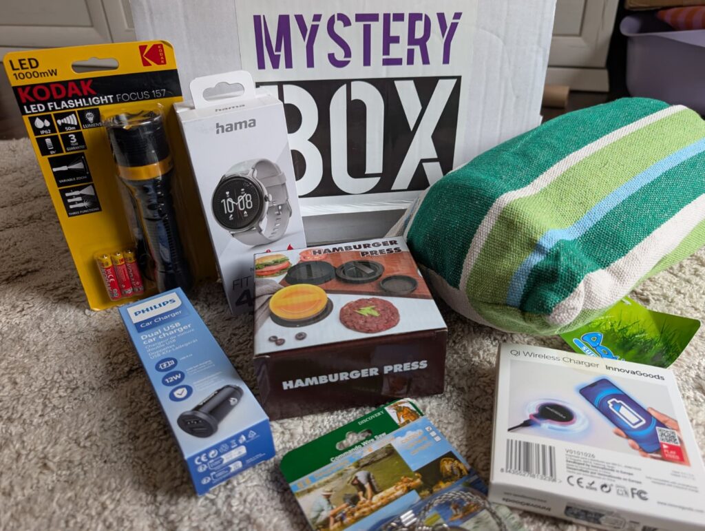 Inhalt der Classic Mystery Box mit allen enthaltenen Produkten