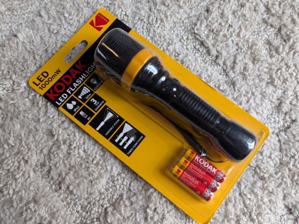 Kodak LED Flashlight Focus 157 aus der Classic Mystery Box